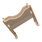 ibasenice Küçük beşik çocuk oyuncak çocuk odası Minyatür ev dekorasyon objeleri Minyatür ev mobilyaları home decor bebek evi bebek beşiği mini bebek evi mini ev kaynağı küçük ev dekoru Odun