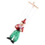 ibasenice Küçük Çocuklar İçin Ahşap Kukla Oyuncakları İpli Kukla Kukla İskelet Kukla Bebek Dans Eden Kukla Kukla