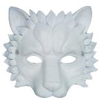 ibasenice Mache Maskesi 3d Cadılar Bayramı Cosplay Maskesi Dans Partisi Maskeli Balo Maskesi Gerçekçi Görünüm