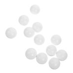 ibasenice Mini Masa Futbolu Oyunu Langırt 32mm Beyaz Pürüzsüz Langırt Yedek 12li Paket