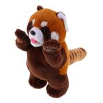 ibasenice Sırt Yastığı Peluş Kırmızı Panda Kabarık Hayvan Rakun Dolması Peluş Doldurulmuş Hayvan Oyuncakları Hayvan Kucaklama Yastığı Doldurulmuş Rakun Peluş Pp Pamuk Çocuk Yastık Yer