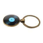 ibasenice Vinil Plak Anahtarlık Kolye Anahtarlık Çanta Takılar Aksesuarları Sırt Çantası Kolye Süsleri Vintage Enstrüman Anahtarlıklar Retro Müzikal Parti Anahtarlığı Çinko Alaşım