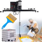 Ibc Karıştırıcı, 1 Fırçalı 980 W Elektrikli Tank Mikseri, Hız 0-3000 Devir/Min, 1000 L Boya Karıştırıcı, Taşınabilir Çimento Harcı Karıştırma Aracı