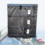 IBC LBC konteynerler için profesyonel ısıtma battaniyesi, 110 V/220 V, hızlı ısıtma ve sıcaklık ayarı 0 ila 150 °C arasında ayarlanabilir, IBC plastik tanklar, borular ve