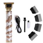 Ibeautyliss Erkek Saç Kesme Makineleri, Ev Saç Kesimi Akülü Kesme Seti, Neredeyse Sıfır Boşluklu T Bıçak Saç Kesme Makinesi Erkekler için (Ejderha)
