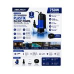 İBELTECH 750W 1HP Gizli Şamandıralı Dalgıç Pompa 13000 Litre/Saat Yüksek Debili Su Tahliye Pompası