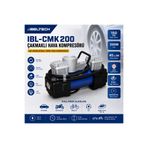 İBELTECH Çift Piston Pro seri 2000V 12V Led Aydınlatmalı Çantalı Oto Kompresörü