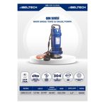 İBELTECH QDX SERİSİ BAKIR SARGILI ŞAMANDIRALI 2 HP TEMİZ SU DALGIÇ POMPA 40MT DİK ATIM