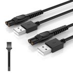 IBERLS Braun Serisi 7 9 3 5 1 vb. için Evrensel Tıraş Makinesi USB Şarj Kablosu Elektrikli Tıraş Makinesi Epilatör Saç Kesme Makineleri 5V Yedek Güç Adaptörü Kablosu
