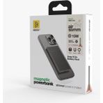 Iberry WİM25 5000 Mah Wıreless Air Slim Powerbank USB A To 2 USB C - Siyah