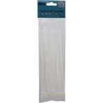 İbico 25PCS Beyaz 3.6X200 mm Plastik Cırt Kelepçe