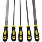 İbico Ibico Steel Fıle Set Lrd-34 ( 5pcs ) ( 8'' Çelik Eğe Seti ) ( Balık Sırtı & Üçgen & Kare & Yuvarlak & Düz Geniş )*36
