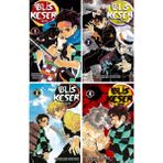 Iblis Keser (Demon Slayer) 1-2-3-4. Ciltler Manga Seti - Koyoharu Gotouge