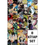 Iblis Keser Demon Slayer Cilt 8 Kitap Manga Set - Koyoharu Gotouge