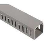Iboco T1-EN 80x100mm Delikli Kablo Kanalı Gri
