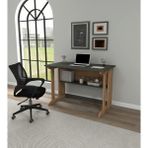İboda Home Collection Optiwork Raflı Geniş Çalışma Masası 100X56 cm - Çam - Antrasit - 100x56x75 cm