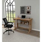 İboda Optiwork Raflı Geniş Çalışma Masası 100x56 Cm Atlantik Çam