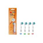 ibrush Clean Maximizer Oral B Şarjlı Diş Fırçası Uyumlu Yedek Başlığı 4 Adet Yumuşak Başlık (BAKIRSIZ)