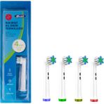 Ibrush Ultra Sensitive Pro Oral-B Şarjlı Diş Fırçası Yedek Başlığı (Bakırsız Dikiş Teknolojisi) - Beyaz - Mavi
