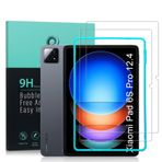 IBYWIND 2 Paket Ekran Koruyucu Xiaomi Pad 6S Pro 12.4",9H Sertlik Temperli Cam, Çizilmez