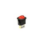 IC 131 250V 20x28 mm 3P Yuvarlak Işıklı Anahtar