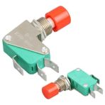 IC-176E / DS-438 Micro Switch Kırmızı Butonlu Ø12MM - 0 - Siyah