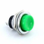 IC 180 Btn-03 Yeşil 11x24 mm Yuvarlak Metal Push Buton