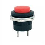 IC 180A 16 mm Kırmızı Yuvarlak Plastik Buton
