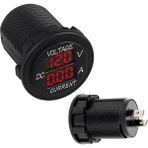 IC-231E Voltampermetre Pano Tipi 28 mm - Siyah
