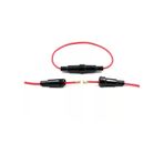 Ic-237C-2 Fuse 6X30 Kablolu Siyah Büyük Cam Siğorta Yuvası Oto 1 Adet