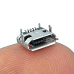Ic-266A-1 Micro Usb Konnektör Mikro Usb Soket 4 Şase 5 Pin