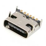 Ic-266B-3 Dişi Type-C Soket Usb-C Konnektör Şase 6 Pin