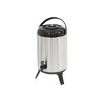 Iç Dış Çelik Su Termosu 9,5 Litre Png1295c Musluklu Termos Sıcak Soğuk Su