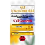 İç Kapı Gömme Kilidi Ahşap, Banyo Ve Wc Kapıları İçin Extra Rulmanlı 169 R Wc