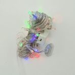 İç Mekan Led Aydınlatma RGB Animasyonlu Şeffaf Kablo 5M İp Yılbaşı Süs