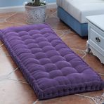 İç Mekan ve Bahçe için Kalın Mor Bank Minderi, Dikdörtgen Koltuk Minderi, Yemek Odası Minderi, Yatak ve Yer Minderi - 150x30 cm, Konfor ve Stil