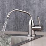 İç Pencere İçme Suyu Filtre Musluğu, Ters Ozmoz 304 Paslanmaz Çelik, Mutfak Lavabosu Lavabosu, 1/4 "veya 1/2"(Pointed Body Pure Water)