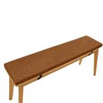 İç ve Dış Mekan Kullanımı için 5 cm Kalın Süngerli Dış Mekan Kaymaz Tezgah Yastığı (100 x 30 CM Kahverengi)