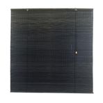 İç ve Dış Mekan Kullanımı için Özel Bambu Stor Perde %95 Karartma Gölgeleri Güneş Koruması ve Gizlilik Özellikleri Ölçüye Göre Yapılmış Roma Rulo Tonları (85 cm x 200 cm Siyah)