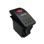 IC134M-S12 3P Ledli On-Off Silecek Marin Switch