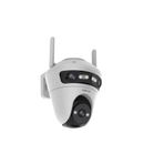 ICAM 365 Dış Mekan WiFi PTZ Güvenlik Kamerası Q362, 9 MP 3 Kameralı, Hareket Algılama, ONVIF Destekli, Akıllı Gece Görüşlü, Dinleme ve Konuşma, AC Adaptör