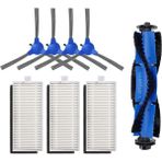 İcanpares Anker Uyumlu Eufy Robovac 11S 30C 25C 35C 8’li Filtre Fırça Robot Süpürge Yedek Seti