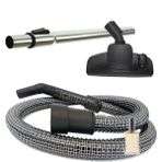Icanpares Fantom Uyumlu Carbon cc 3500 Magic Wd 2000 Tr 8600 Süpürge Teleskopik Boru Emici Telli Hortum Seti