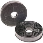 İcanpares King Uyumlu 13,5 cm / 135 mm - 3 Tırnak Davlumbaz Aspiratör Karbon Filtresi