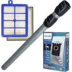 İcanpares Philips Uyumlu S 370-380 S6380 S6470 S6550 S6570 S950-959 S6960 S6965 Süpürge Boru Toz Torbası Filtre