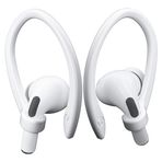 ICARERSPACE AirPods Pro 2, AirPods Pro, AirPods 3, 2 ve 1 için 2 Çift AirPods Kulak Kancası, AirPods 1, 2, 3, Pro ve Pro 2 için Yükseltilmiş Kaymaz Spor Klips Kancaları - Beyaz