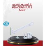 Içe Açılan Camlar Için Emniyet Kilidi Seti 3’lü - 0 - 3 Ay - Renkli