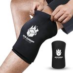 ICE GRIP Sıcak ve Soğuk Terapi Buz Kılıfı (Büyük) - Diz, Baldır, Dirsek, Ayak Bileği, Kol, Ayak, Bilek İyileştirme ve Ağrı kesici için Yeniden Kullanılabilir Jel Paketi