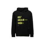 Ice Play Erkek Kapüşonlu Sweatshirt, Siyah, M Beden