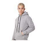 ICE PLAY Kapüşonlu Açık Gri Erkek Sweatshirt, Açık Gri, M